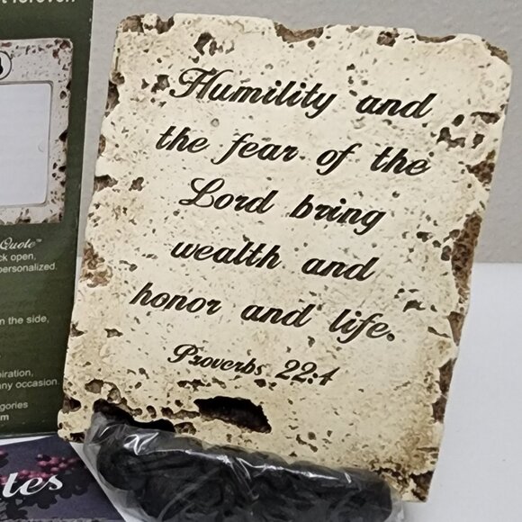 Proverbs 22 The Stone Quotes Collection Prov 22:4 NEW - Picture 2 of 4